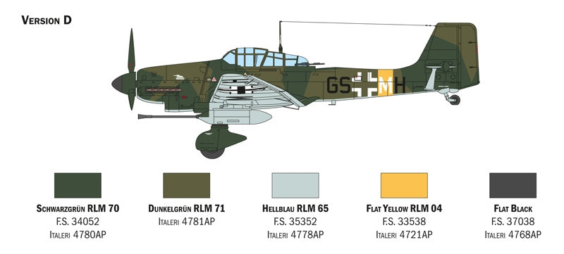 Italeri 2830 Ju 87 G-1 Stuka Kanonenvogel 1/48 – Bild 7