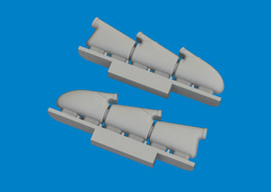 Eduard 672408 Spitfire Mk. V three-stacks exhaust rounded PRINT Tamiya 1/72 – image 3