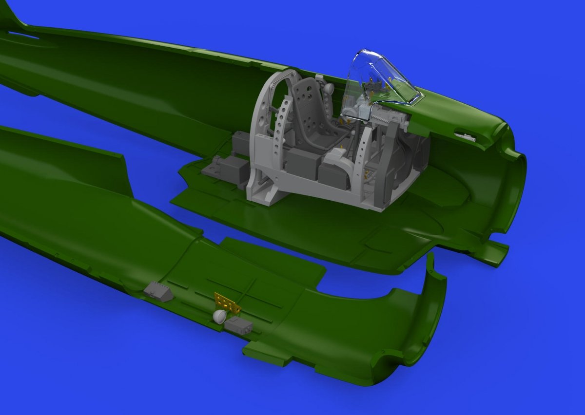 Eduard 648850 A6M2-N Rufe cockpit PRINT EDUARD 1/48 – imagen 4