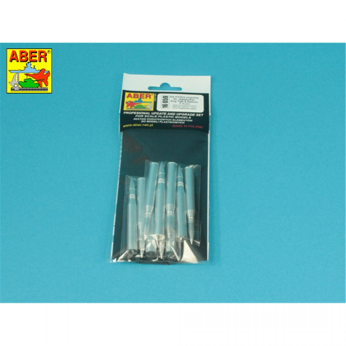 Aber 16059 8,8 cm Shells for Jagdpanther, King Tiger & Nashorn (10 pcs)