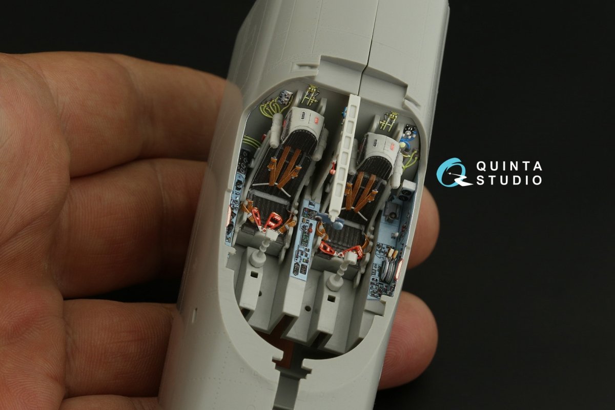 Quinta Studio QD48238 Su-24M 3D-Printed &amp;amp; colored Interior on decal paper ( Trumpeter ) 1/48 – image 3