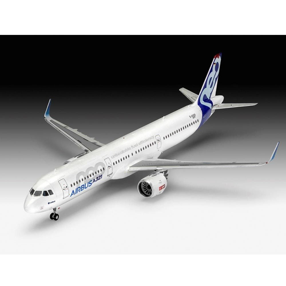 Revell 64952 Airbus A321 Neo Aircraft Starter Set 1/144 – zdjęcie 2