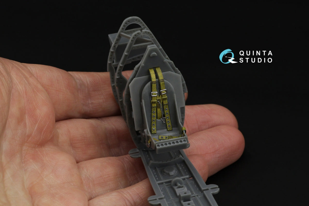 Quinta Studio QR+32046 British Fighter Seatbelts, mid WWII (with metal buckles) (All kits) 1/32 – imagen 6