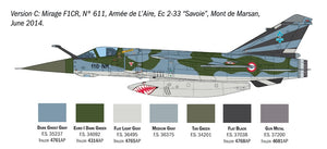 Italeri 2839 Mirage F1 C/CR 1/48 – Bild 4
