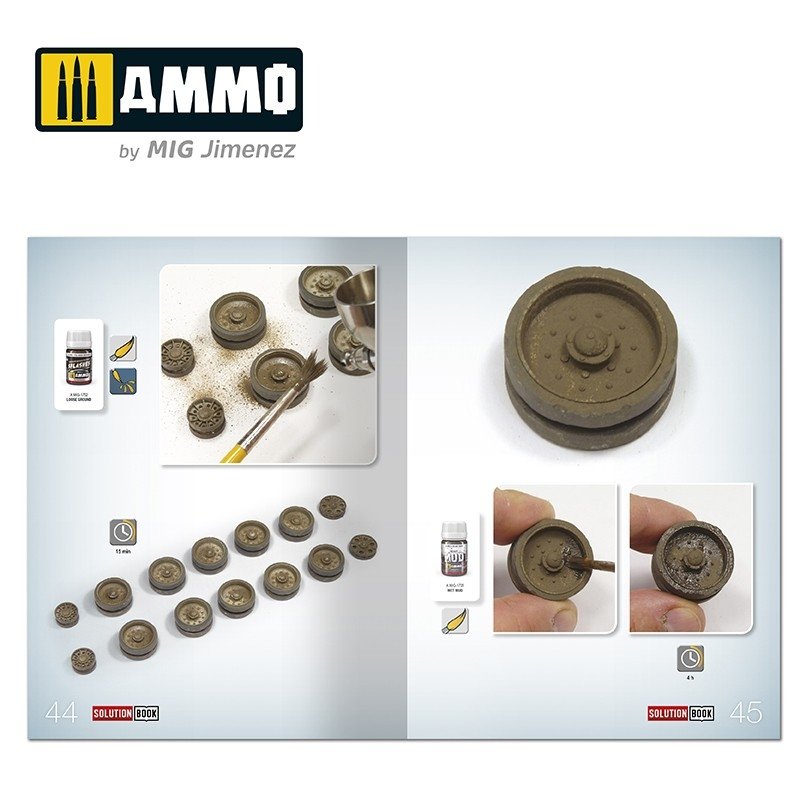 AMMO of Mig Jimenez 7903 SOLUTION BOX MINI (20) - How to paint WWII Soviet Winter Vehicles – Bild 9