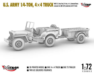 Mirage Hobby 720012 U.S. ARMY 1/4‑TON, 4×4 TRUCK 1/72 – Bild 5