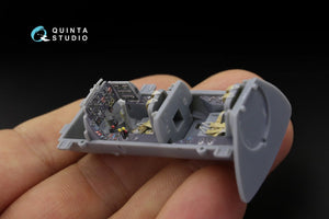 Quinta Studio QD48163 Me 262B-1a/U1 3D-Printed &amp;amp; coloured Interior on decal paper (for HobbyBoss kit) 1/48 – imagen 5