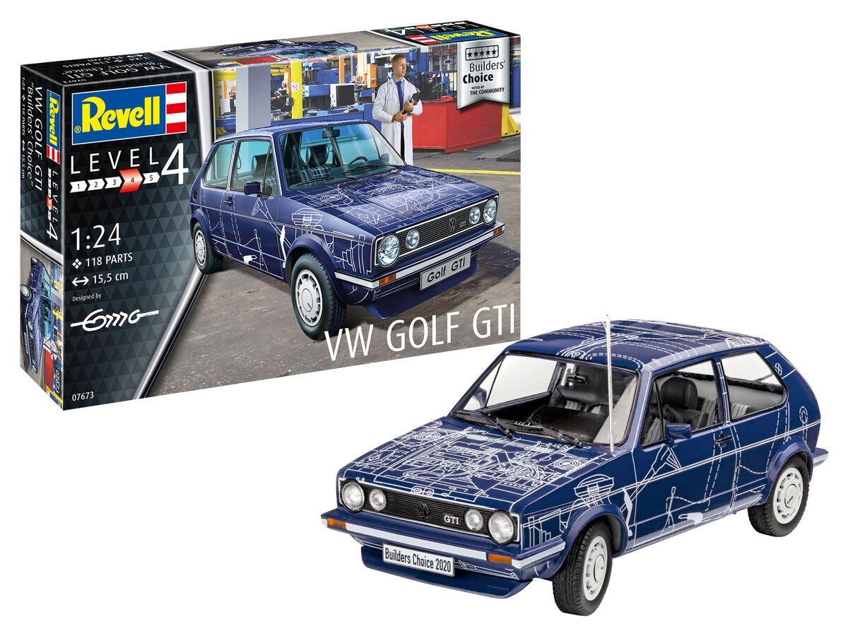 Revell 67673 VW Golf GTI Builders Choice Model Set 1/24