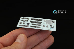 Quinta Studio QD48049 F/A-18E 3D-Printed &amp;amp; coloured Interior on decal paper (for Hasegawa kit) 1/48 – imagen 5
