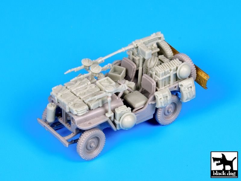 Black Dog T72063 British SAS jeep North Africa 1942 for Dragon 1/72 – immagine 3