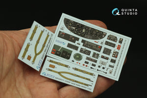 Quinta Studio QD32204 B-25J Mitchell Gun nose 3D-Printed &amp;amp; coloured Interior on decal paper (HK models) 1/32 – Bild 5