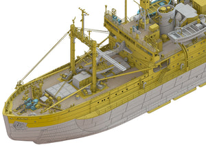 Hasegawa HP001 Antarctic research ship Soya Second Antarctic expedition 1/250 – Bild 9