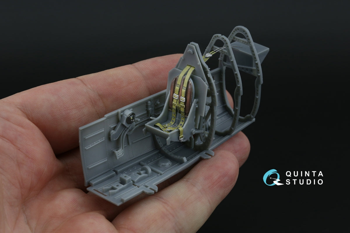 Quinta Studio QD32244 Spitfire Mk.V 3D-Printed &amp;amp; colored Interior on decal paper (Kotare) 1/32 – image 11