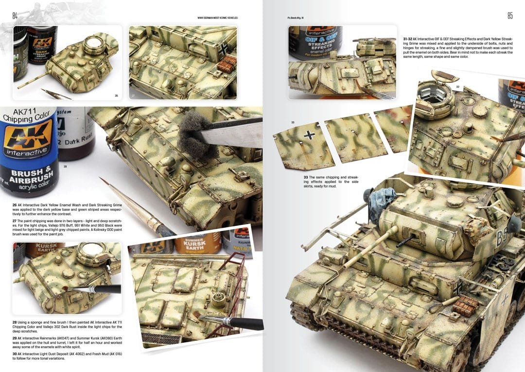 AK Interactive 514 WWII GERMAN MOST ICONIC SS VEHICLES. VOLUME 1 – imagen 9