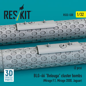 RESKIT RS32-0530 BLG-66 Bombes à fragmentation « Belouga » (2 pièces) (Impression 3D) 1/32 – image 3