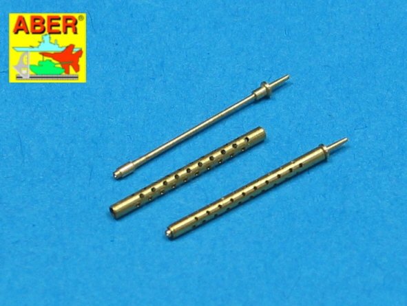 Aber A48 017 Jeu de 2 canons standard de calibre .50 (12,7 mm) pour mitrailleuses d&amp;#39;avion américaines Browning M2 (1/48)