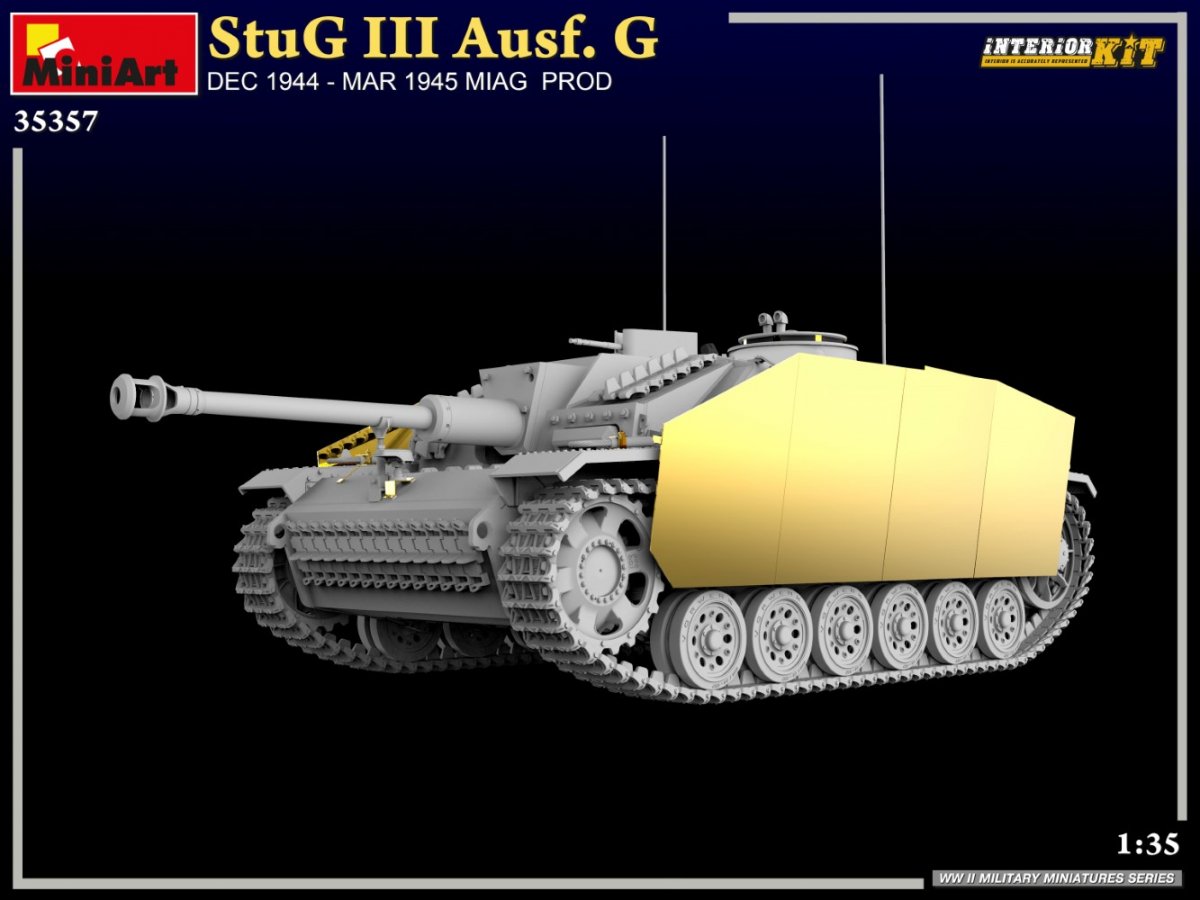 MiniArt 35357 StuG III Ausf. G DEC 1944 – MAR 1945 MIAG PROD. INTERIOR KIT 1/35 – Bild 6