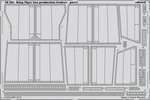 Eduard 36261 King Tiger, derniers garde-boues de production, échelle 1/35, Academy – image 2