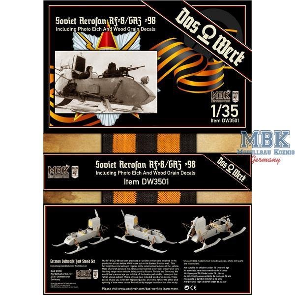Das Werk DW3501 Aerosan soviétique RF-8/ GAZ-98 1/35 – image 2