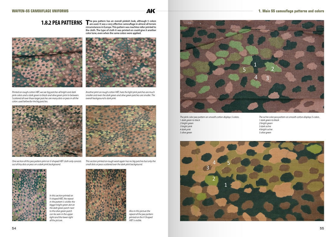 AK Interactive AK130008 WAFFEN-SS CAMOUFLAGE UNIFORMS BY WERNER PALINCKX ( English ) – Bild 5