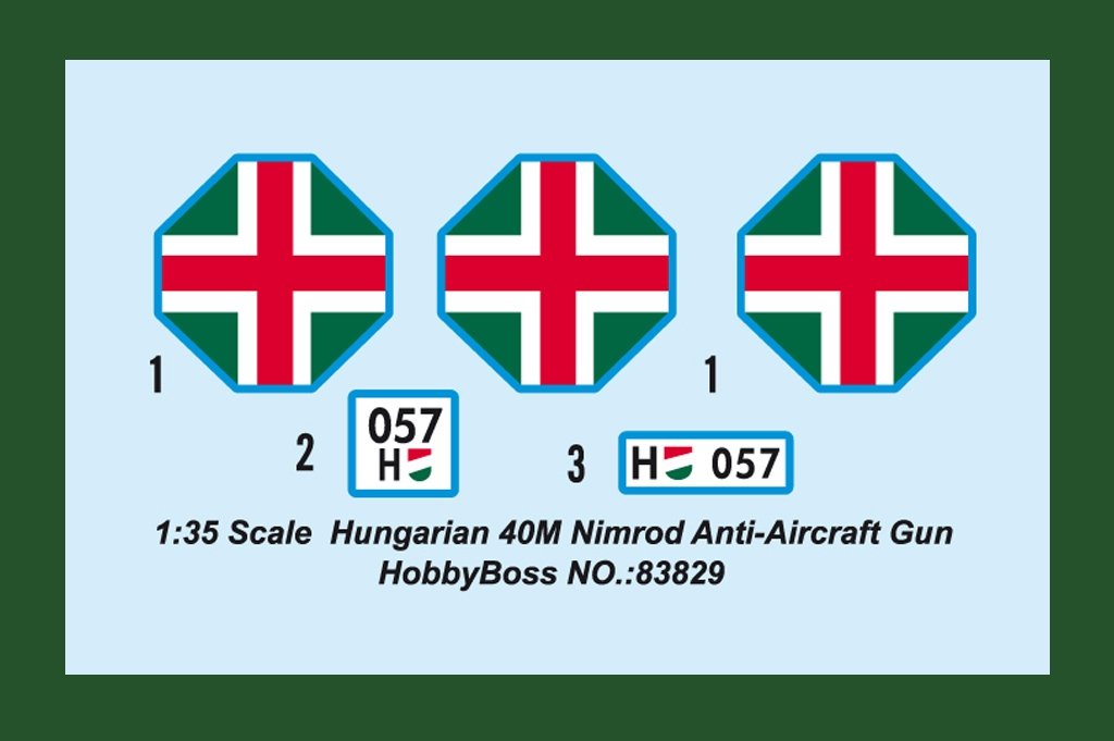 Hobby Boss 83829 Hungarian 40M Nimrod Anti-Aircraft Gun 1/35 – Bild 4