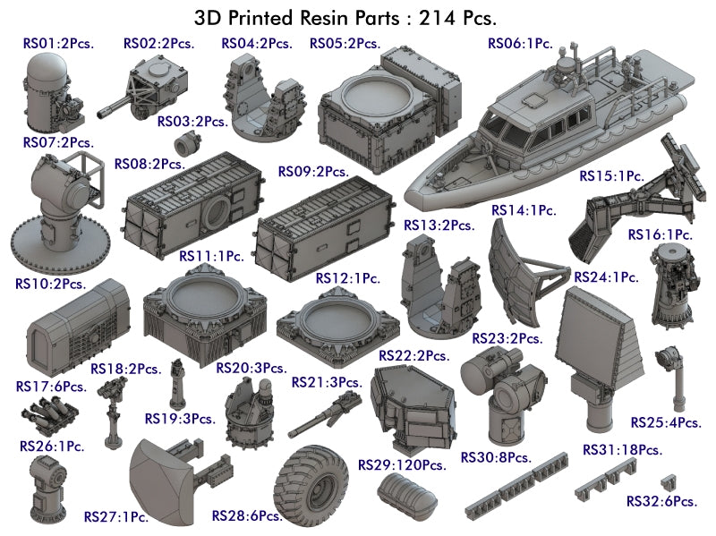 Pontos 37001R1 USS LHD-2 Essex Kit+Detail Up Set 1/350 – immagine 3