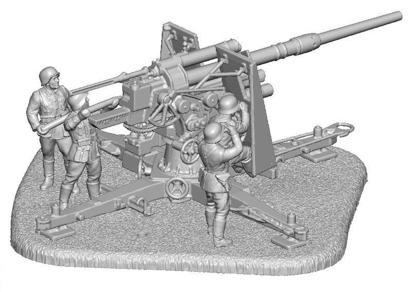 Zvezda 6158 German Heavy Anti-Aicraft Gun FLAK 36/37 (8,8cm) Art of Tactic 1/72 – Bild 3