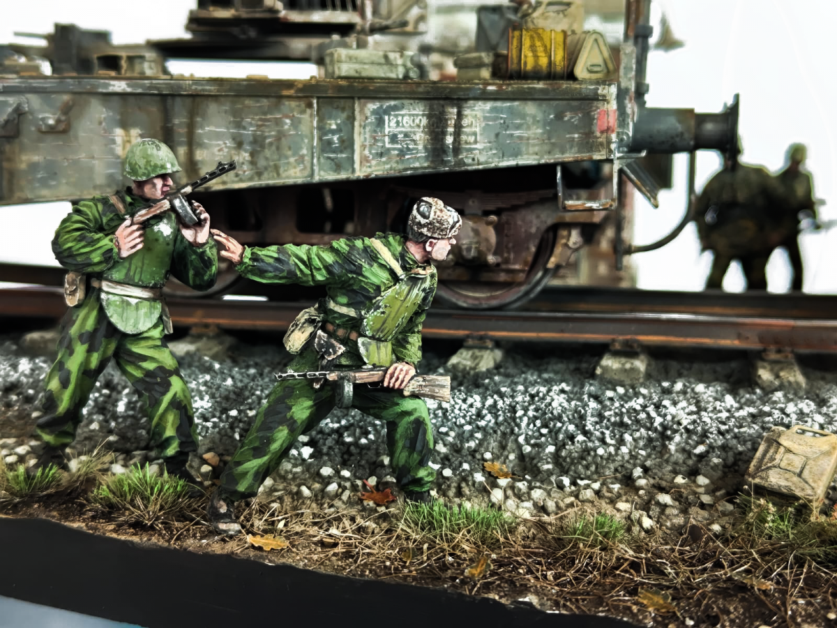 RT-Diorama 35027 Diorama-Base: Railroad Crossing 1/35 – Bild 7