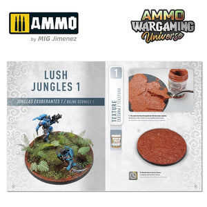 Ammo of Mig 6926 AMMO WARGAMING UNIVERSE Book 07 - Lush Jungles (English, Castellano, Polski) – Bild 3