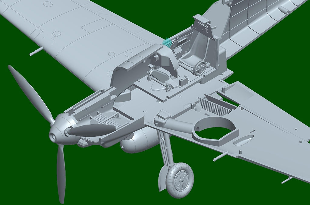 Hobby Boss 81791 Messerschmitt Bf109E-3 1/48 – immagine 10