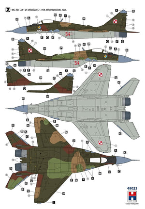 Hobby 2000 48023 MiG-29 Polish Air Force ( ACADEMY + CARTOGRAF + MASK ) 1/48 – Bild 5
