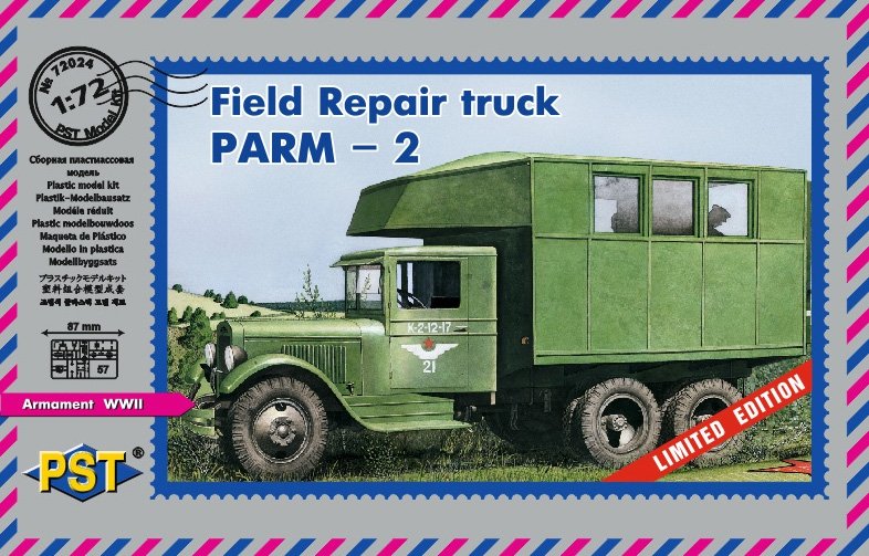 PST 72024 PARM-2 Atelier de réparation d&amp;#39;aéronefs de campagne 1/72