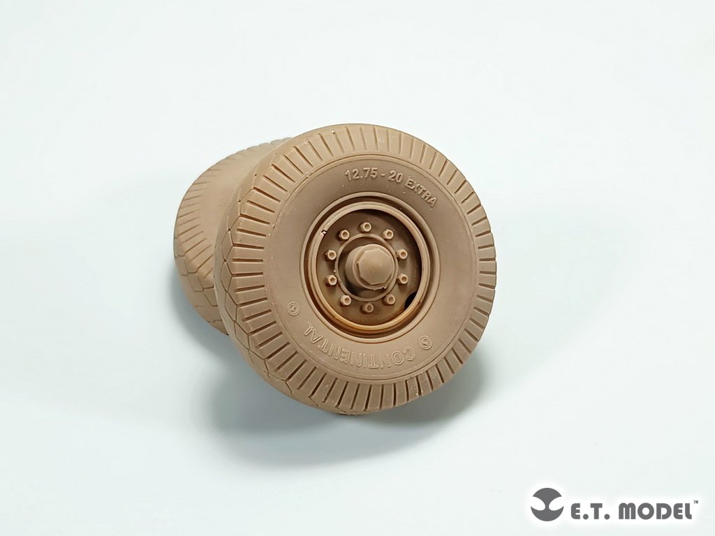 E.T. Model P35-123 WWII German Tank Transporter Sd.Ah.116 Sagged wheels For TAMIYA Kit 1/35 – Bild 3