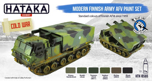 Hataka HTK-BS65 Modern Finnish Army AFV Paint Set 6x17ml