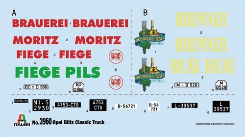 Italeri 3960 Opel Blitz Classic 1/24 – image 3
