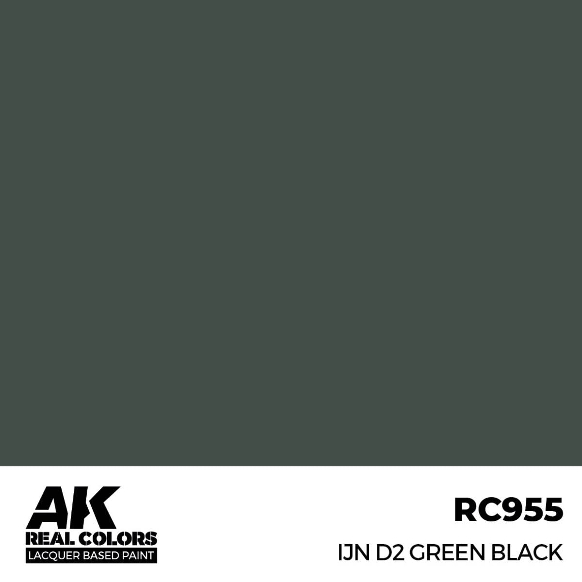 AK Interactive RC955 IJN D2 Vert Noir 17 ml