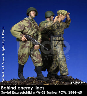 RADO Miniatures RDM35025 Soviet Razvedchiki w/W-SS tanker POW, (1944-45) 1/35 – Bild 5