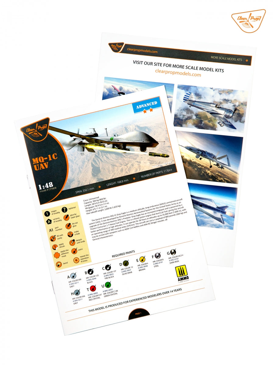 Clear Prop! CP4808 MQ-1C UAV ADVANCED KIT 1/48 – image 6