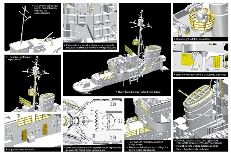 Dragon 1064 Destroyer allemand Z-26 (1/350) – image 3