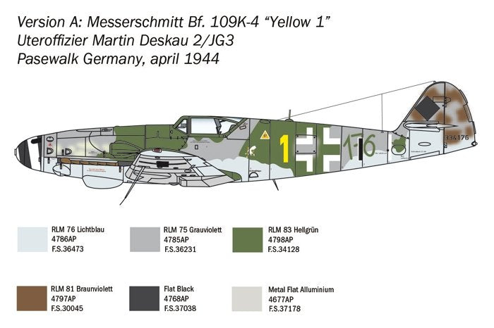 Italeri 2805 Bf 109 K-4 1/48 – zdjęcie 8