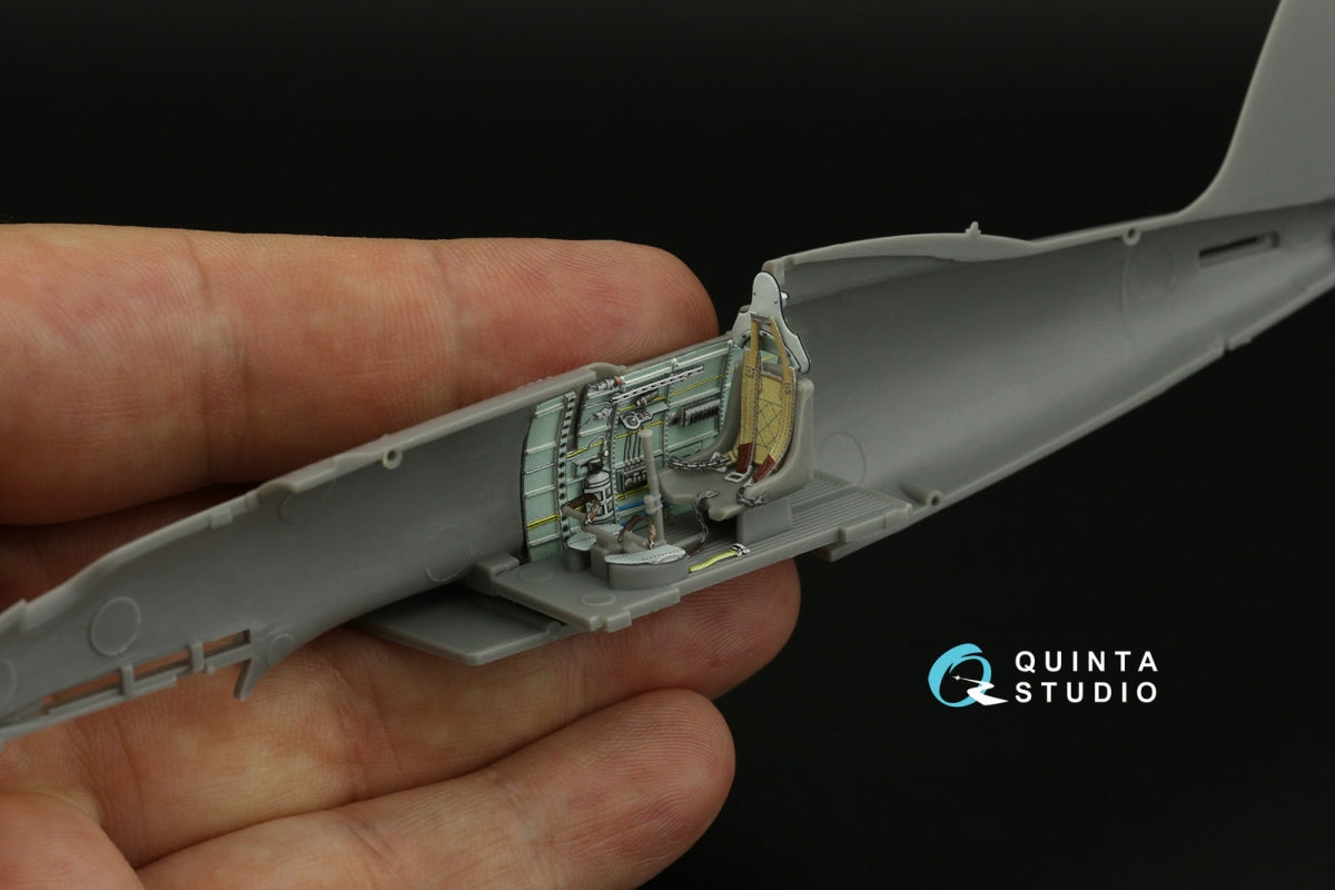 Quinta Studio QD48389 Macchi C.202 Folgore Early 3D-Printed &amp;amp; coloured Interior on decal paper (Hasegawa/Eduard) 1/48 – immagine 10