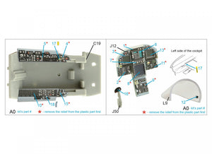Quinta Studio QDS-48278 F/A-18А++ 3D-Printed &amp;amp; coloured Interior on decal paper (HobbyBoss)(Small version) 1/48 – immagine 2
