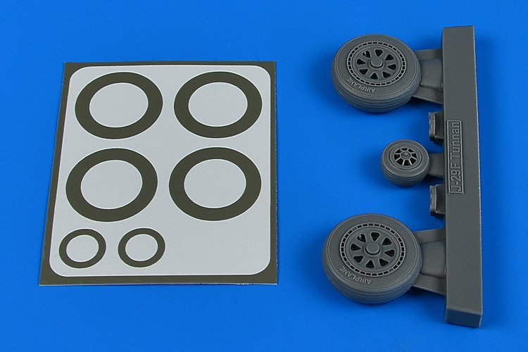 Aires 4822 J-29 Tunnan wheels &amp;amp; paint masks 1/48 PILOT REPLICAST