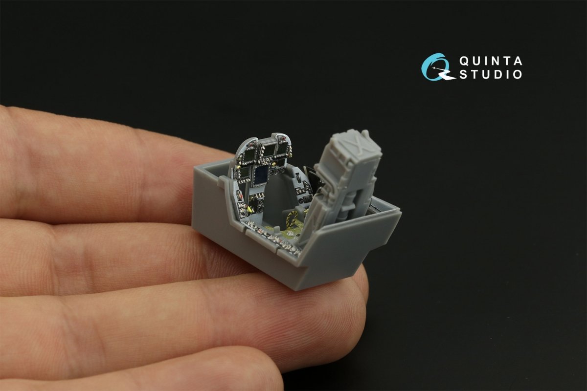 Quinta Studio QD48259 F/A-18E 3D-Printed &amp;amp; coloured Interior on decal paper (HobbyBoss) 1/48 – Bild 8