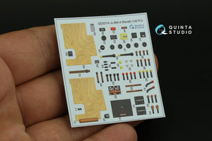 Quinta Studio QD32114 Ju 88A-4 3D-Printed &amp;amp; coloured Interior on decal paper ( Revell ) 1/32 – zdjęcie 10
