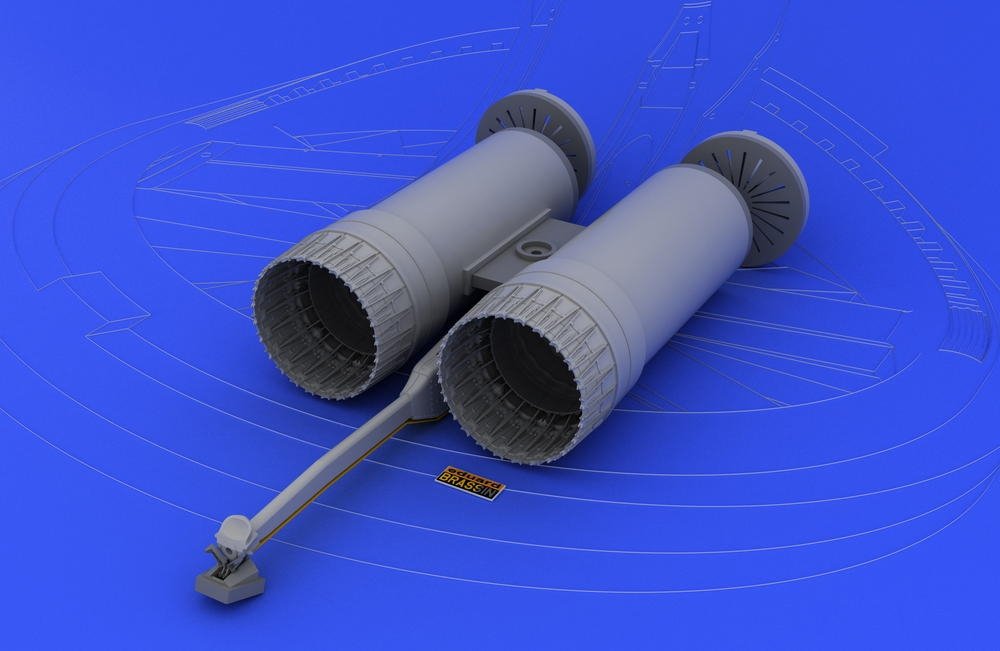 Eduard 632008 F-4 exhaust nozzles USAF early 1/32 (Tamiya) – imagen 3