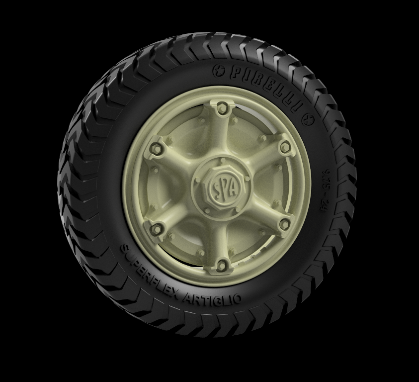 Panzer Art RE35-805 Autoblinda 40/41 Road wheels (Pirelli Artigio) 1/35 – immagine 2