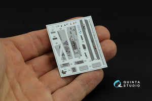 Quinta Studio QD32176 MiG-29A NATO service 3D-Printed &amp;amp; coloured Interior on decal paper (Trumpeter) 1/32 – Bild 4