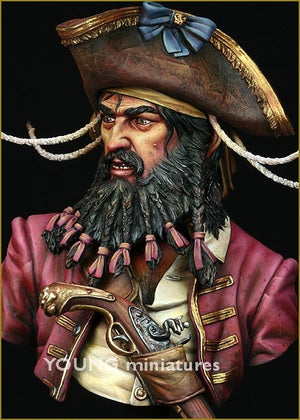 Young Miniatures YH1823 BLACK BEARD 1718 Queen Anne&amp;#39;s Revenge 1/10 – imagen 8