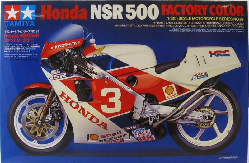 Tamiya 14099 Honda NSR 500 Couleur d&amp;#39;usine 1/12